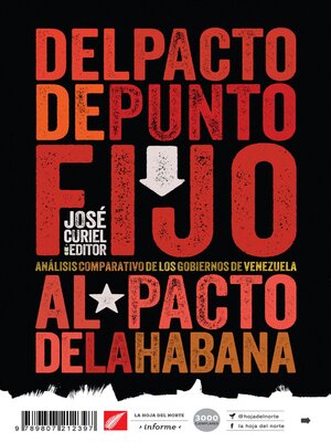 cover image of Del pacto de Punto Fijo al Pacto de la Habana